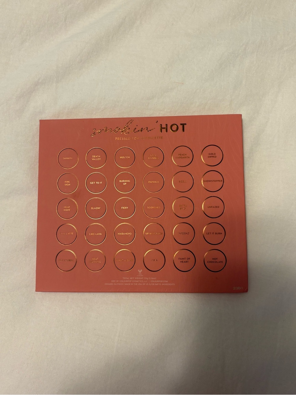 Colourpop smokin’ hot eyeshadow palette - Picture 2 of 3